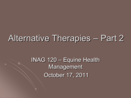 Alternative Therapies Nutraceuticals