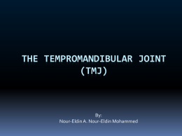 The Tempromandibular Joint (TMJ) - eLearning