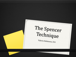 The Spencer Technique