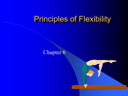 Principles of Flexibility - Arkansas State University