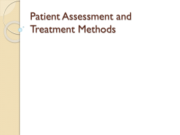 Patient Assessment and Treatment Methods