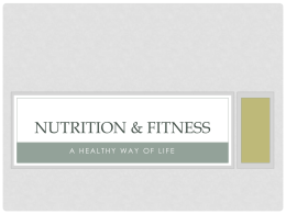 Nutrition & Fitness - Centerville Public Schools / Homepage