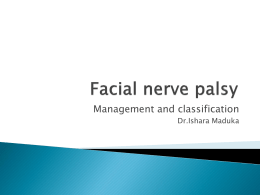 Facial nerve palsy