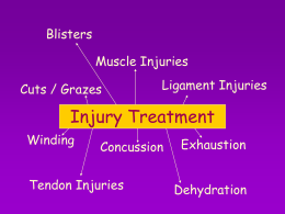 Injury Treatment - Winterhill School