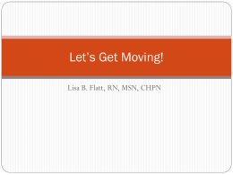 Let`s Get Moving!