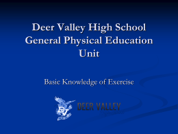 General Physical Education Presentation