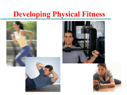 Developing Physical Fitness