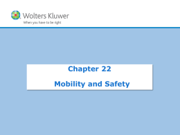 Age-Related Changes That Affect Mobility and Safety—(cont.)