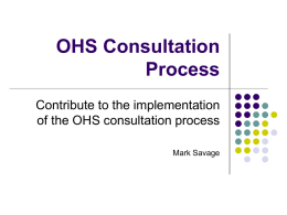 OHS Consultation Process - OHS-Literacy-and