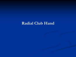 radial hand - Dror Paley, MD"Lengthening.us"