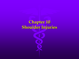 Chapter 10 Shoulder Injuries