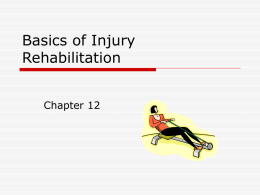 Basics of Injury Rehabilitation