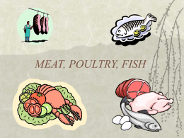 MEAT, POULTRY, FISH