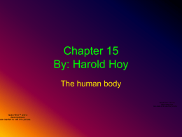 Chapter 15 By: Harold Hoy