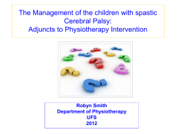 6 Ajuncts to physiotherapytherapy