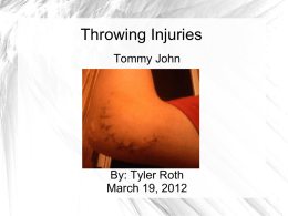 Throwing Injuries - Mr Thornton`s Wiki