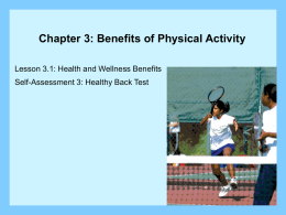 Benefits of Physical Activity