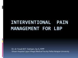 Ultrasound Guided Pain Management
