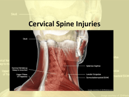 Cervical Spine Injuries