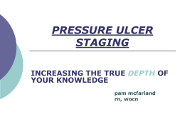 04/03/2008 Pam`s Staging Pressure Ulcer Powerpoint