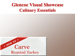 Carve Roasted Turkey