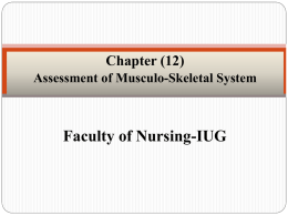 (12) Assessment of Musculo