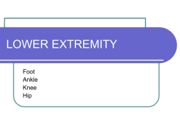 lower extremity