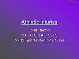 Athletic Injuries