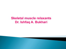 1-skeletal muscle relaxants