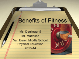 benefits of fitness powerpoint
