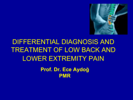 differential diagnosis and treatment of low back