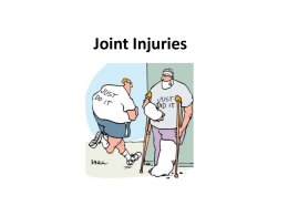 Joint Injuries - CHOW