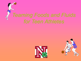 Teaming Foods and Fluids, Carbohydrates