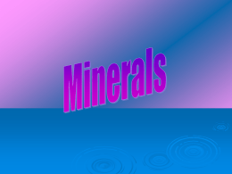 Minerals - CulinaryNutrition
