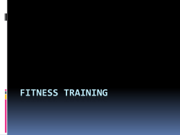 Fitness Training