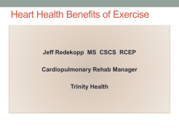 Heart Health Benefits of Exercise