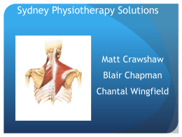 Shoulder Pathologies - Sydney Physiotherapy Solutions