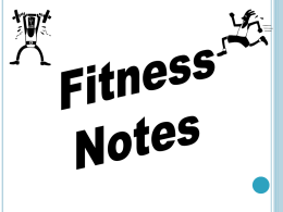 Fitness notes