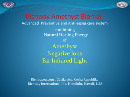 Amethyst Biomat and its benfits to our health.