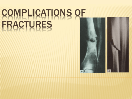 complications of fractures