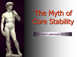 The Myth of Core Stability Presentation