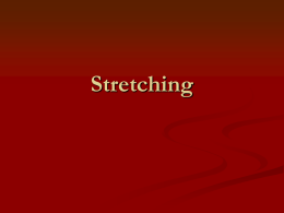 Static Stretching - Digital Chalkboard