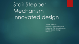 Stair Stepper Mechanism Innovated design