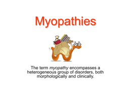 Myopathies - yeditepetip