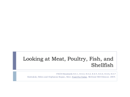 Looking at Meat, Poultry, Fish, and Shellfish