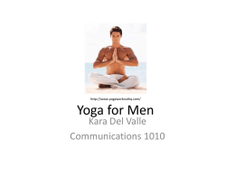 Yoga for Men - Kara J. Del Valle