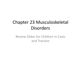 Chapter 23 Musculoskeletal Disorders