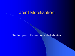Joint Mobilization