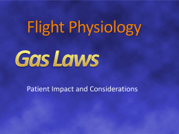 Flight Physiology - San Juan Island EMS and MedEvac
