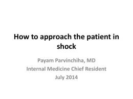 Shock and Sepsis